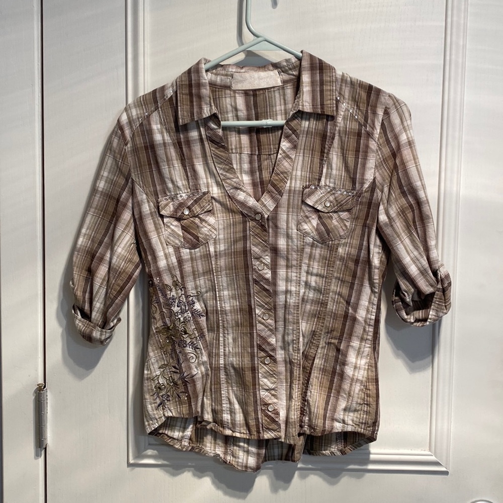 Cute plaid top